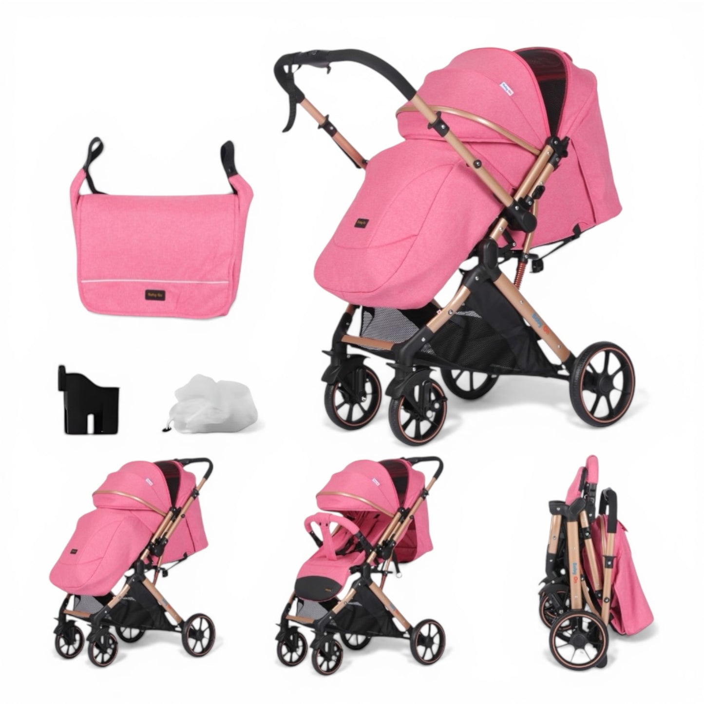 Coche Maleta Con Mango Reversible Evo