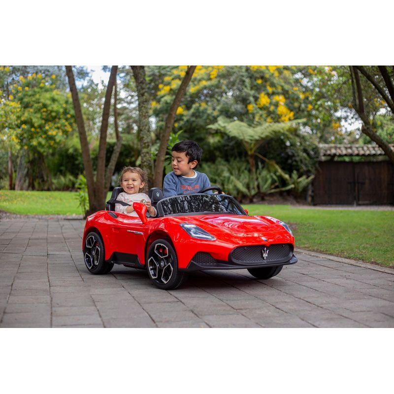 Carro Eléctrico Niño Doble Puesto Maserati Prinsel 2 Puestos