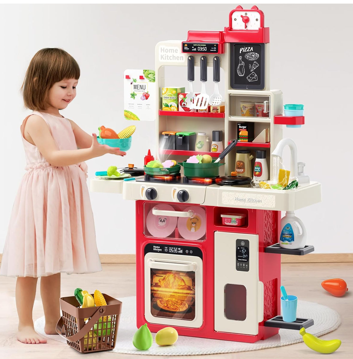 Cocina Infantil 63 Piezas Altura 80 Cms