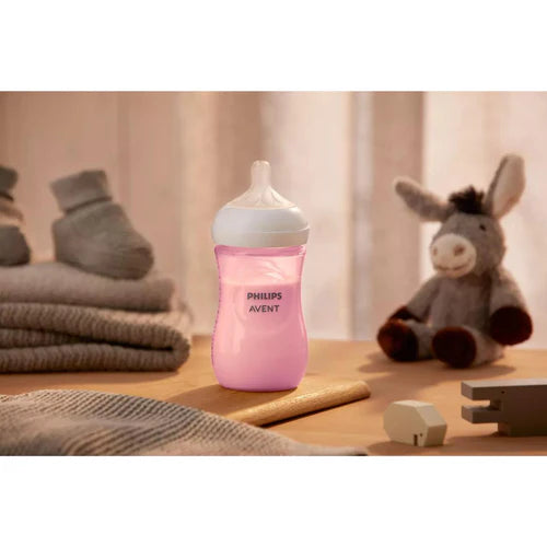 Tetero Natural Response 3.0 9 oz Rosado Avent