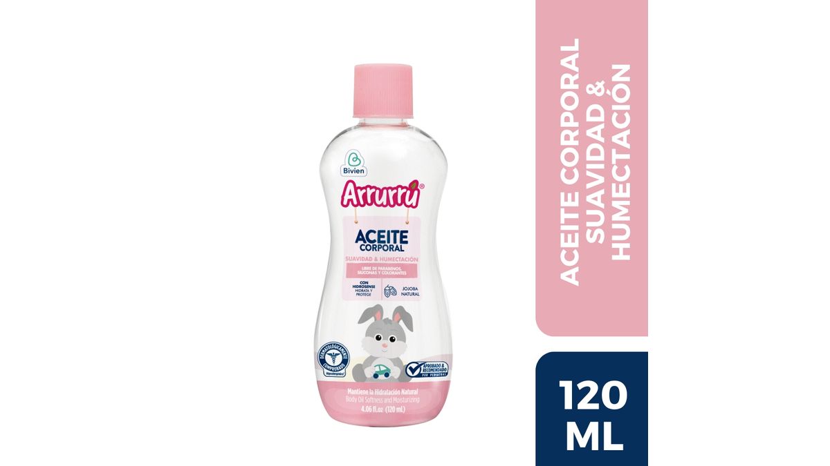 Aceite Suavidad y Humectacion x 120 Ml Arrurru