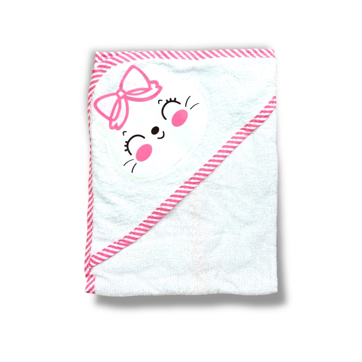 Toalla Con Capota y Babero 90 x 75