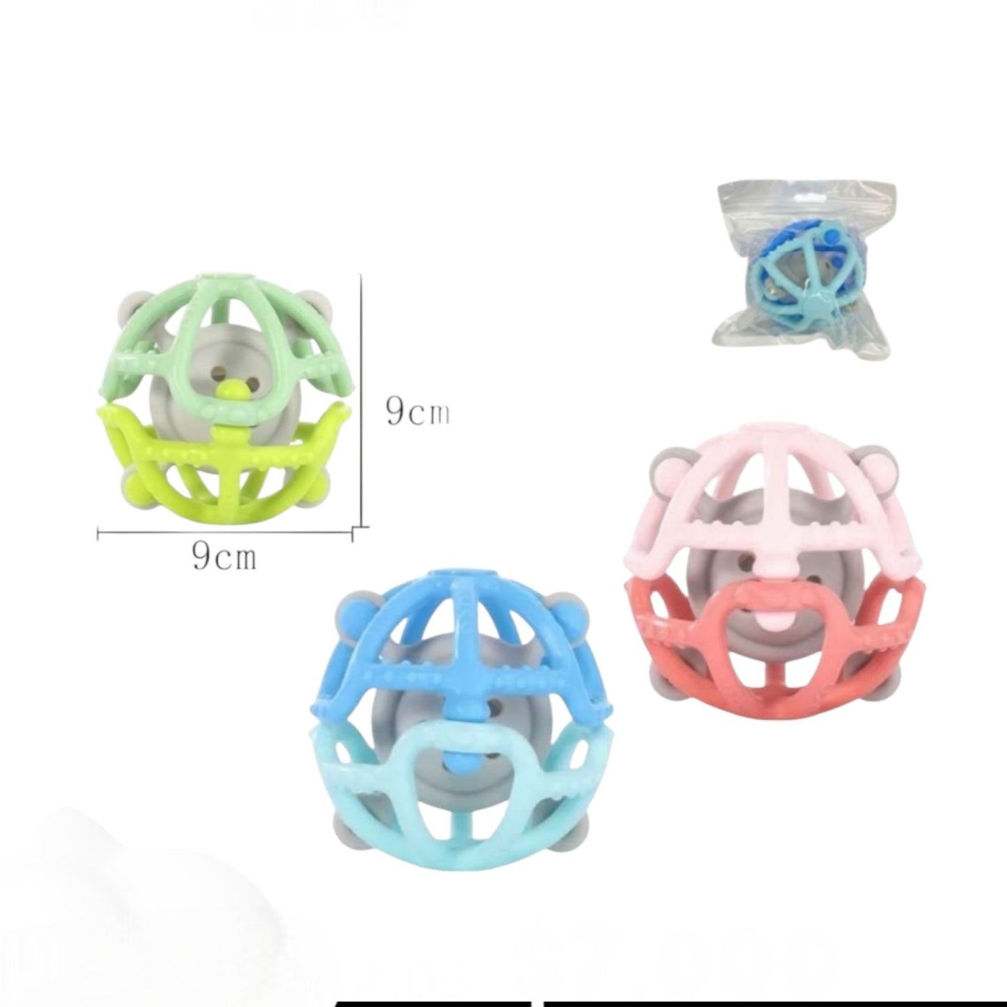 Bola Sonajero Rasca Encías
