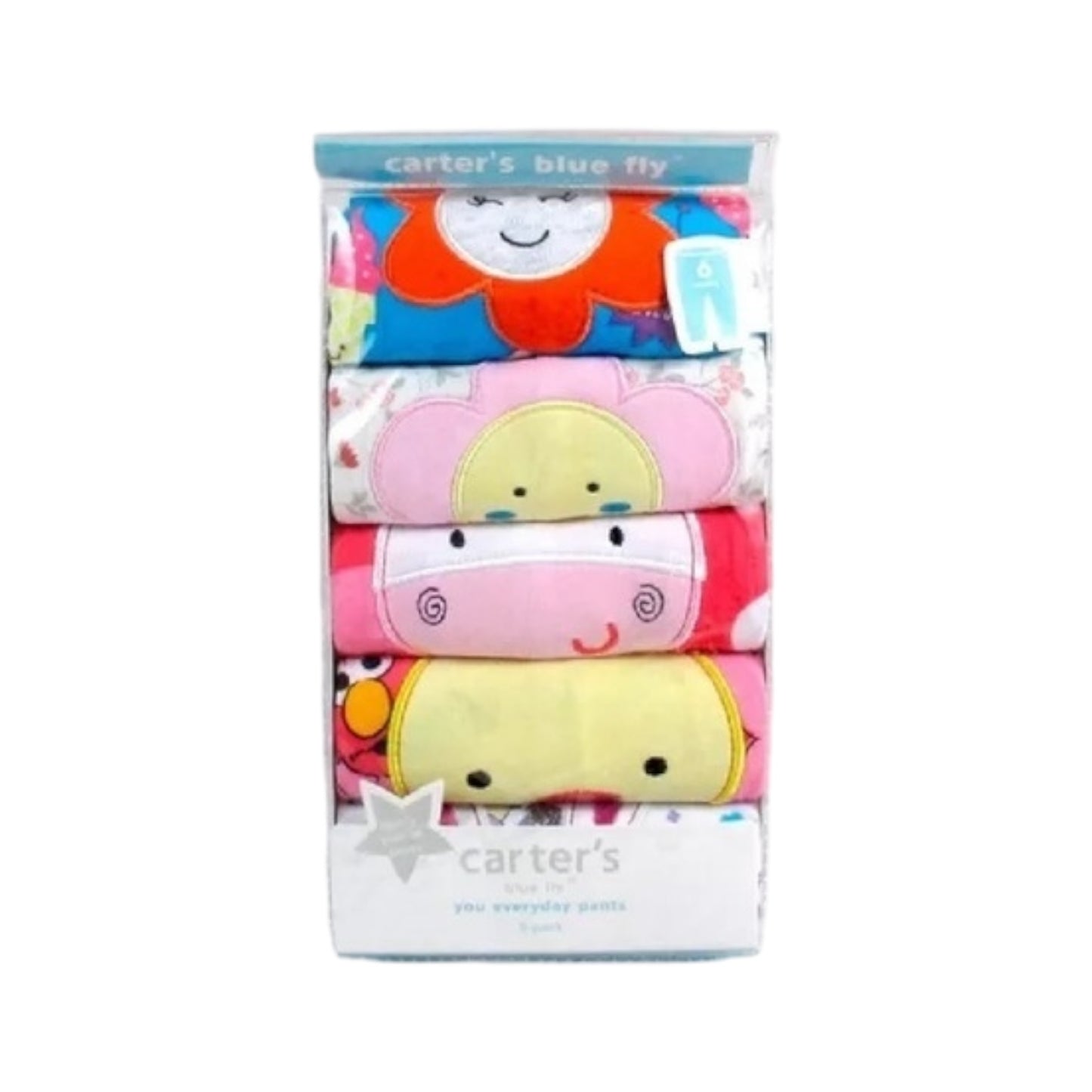 Estuche x 5 Pantalones Bordados Carter’s Niña