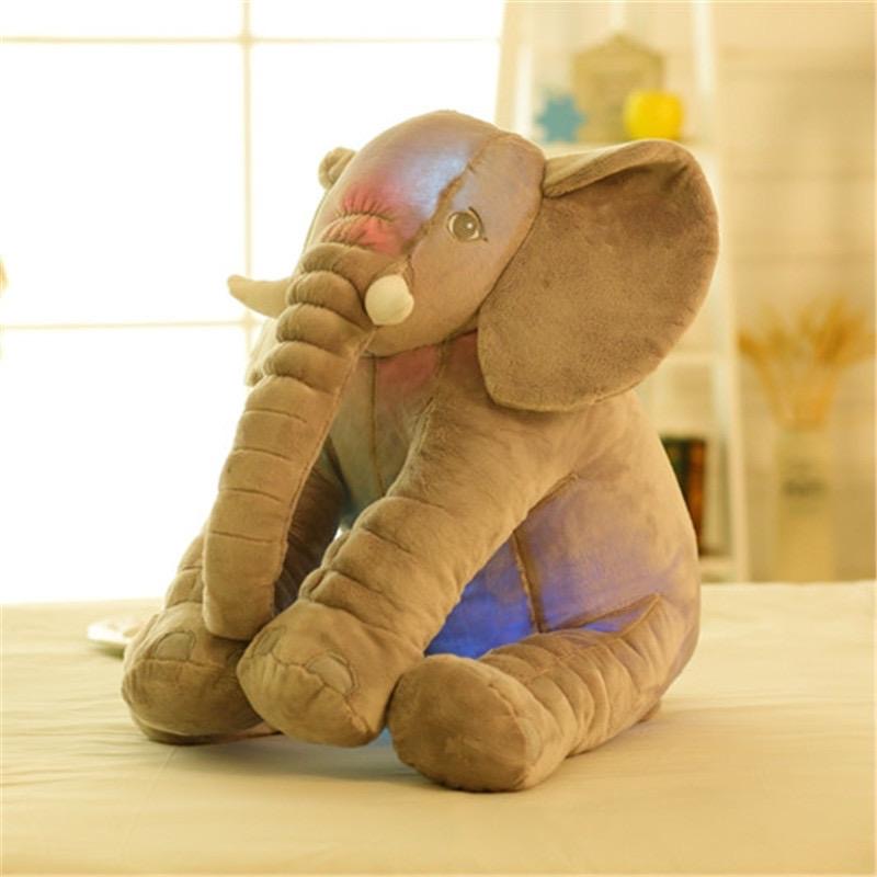 Peluche Elefante Antireflujo Con Cobija, Sonido y Luz