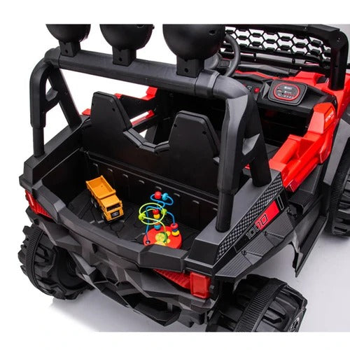 Carro Buggy Eléctrico Con Llantas En Goma Y Control Remoto 4x4 Tracker Maxibaby