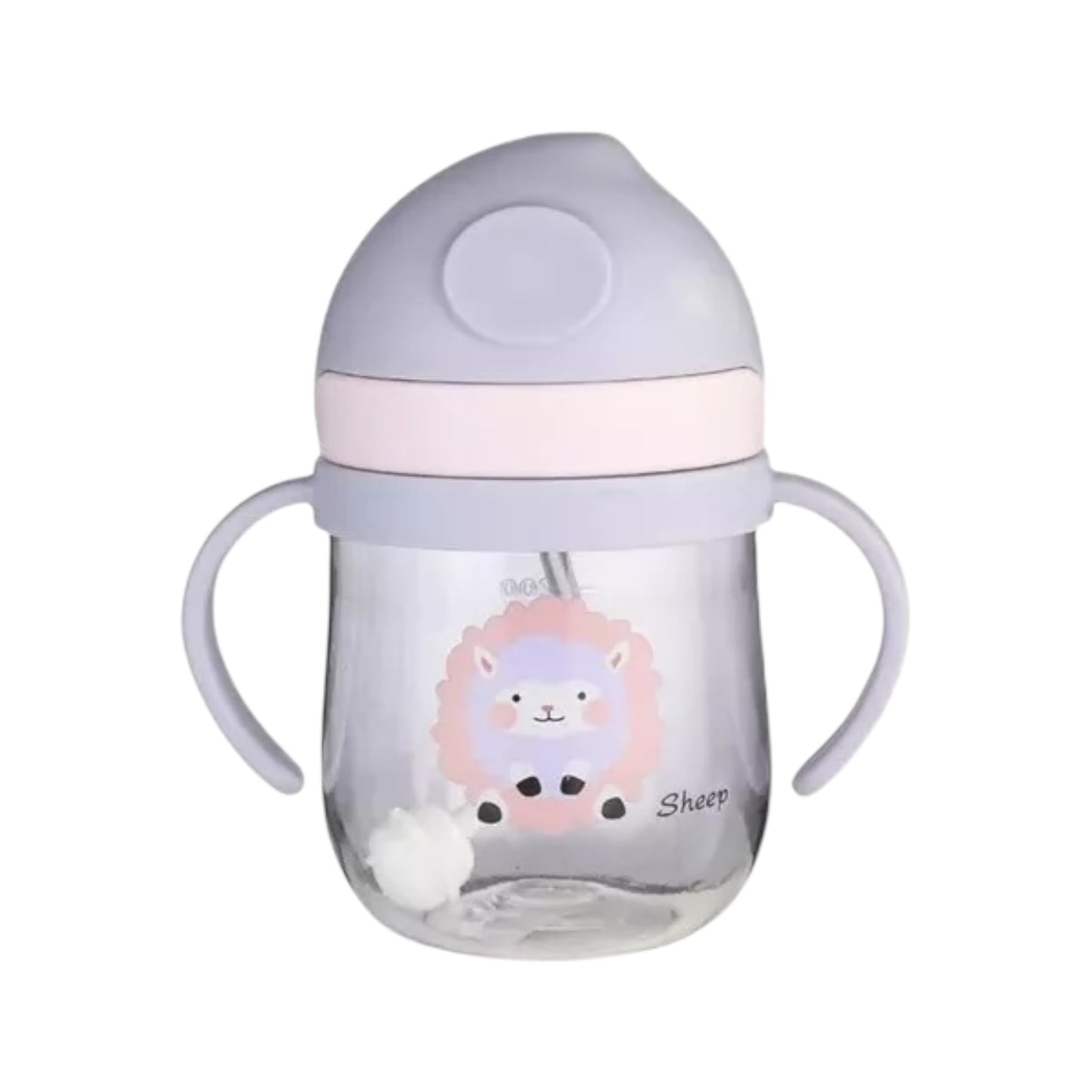 Vaso Pitillo Con Válvula Animalitos