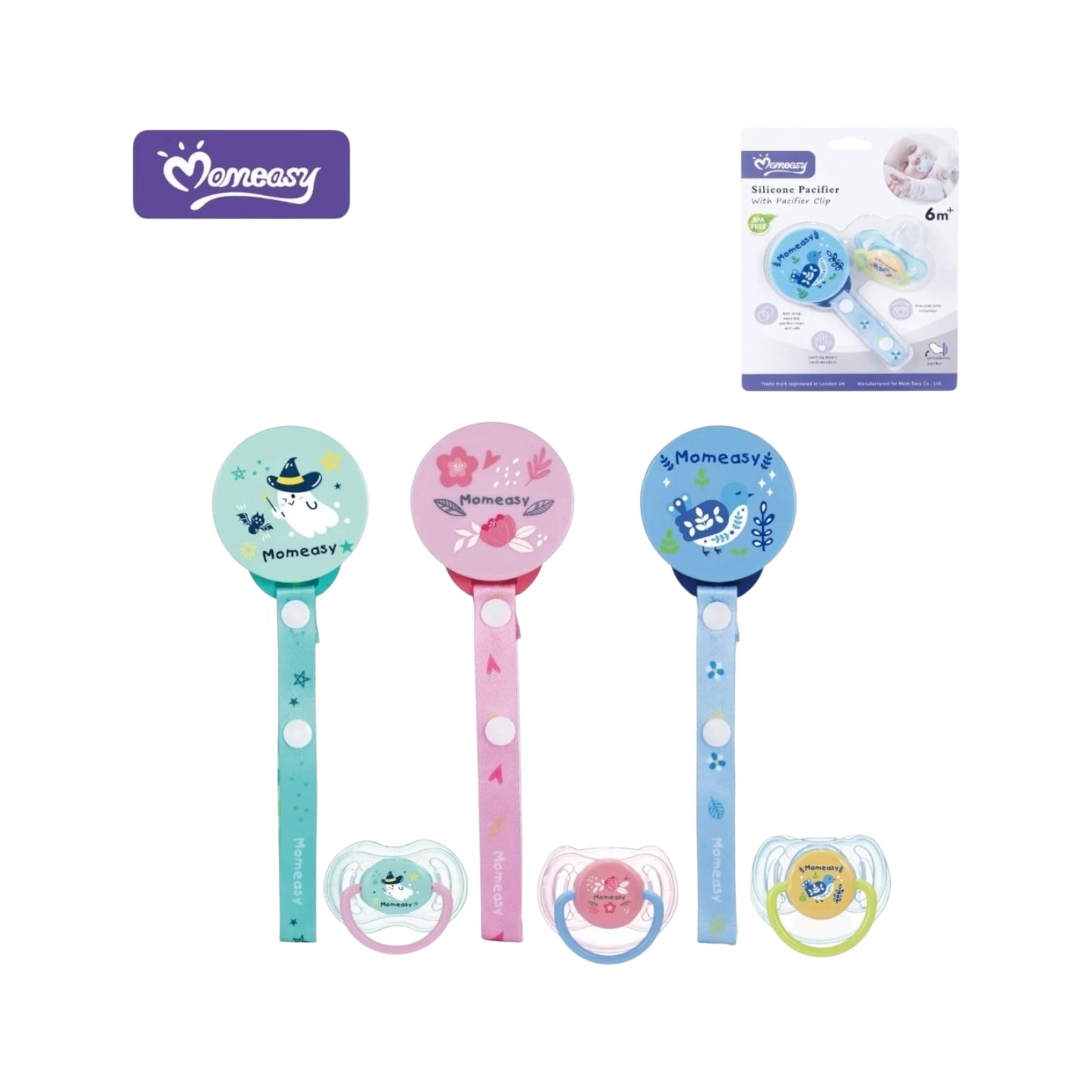 Set Sujetador O Cadenilla Con Chupo Momeasy