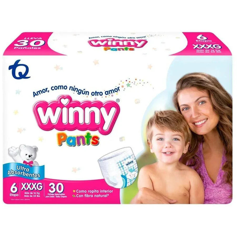 Pañal Winny Pants Etapa 6 x 30 unidades