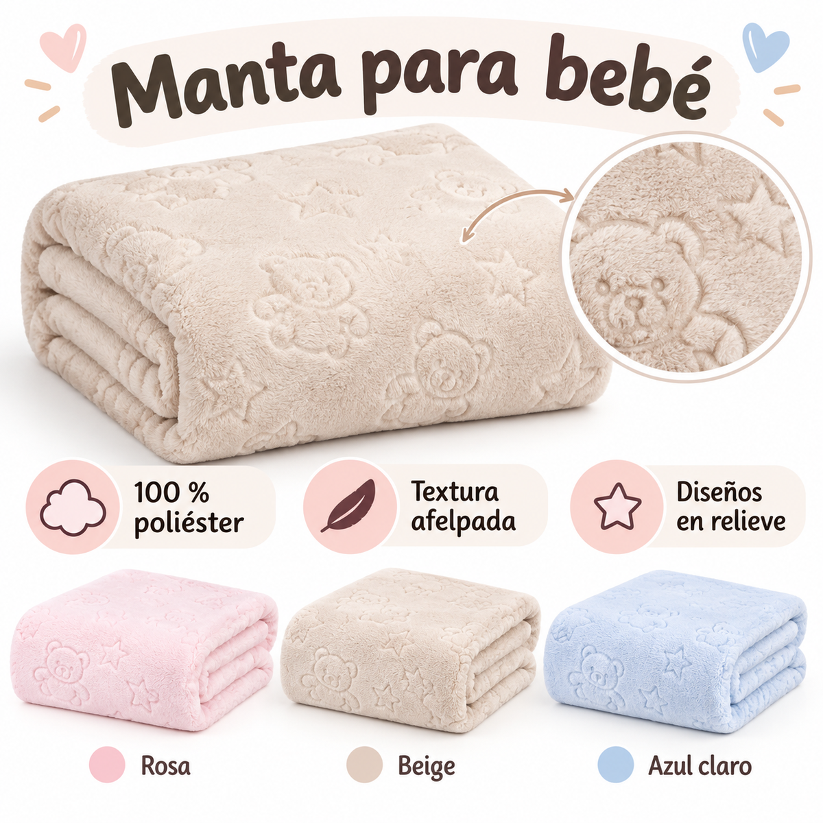 Manta Afelpada para Bebé