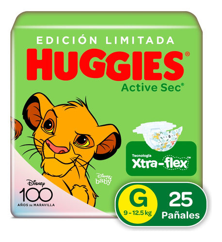 Pañal Huggies Active Sec Etapa 3 x 25 unidades