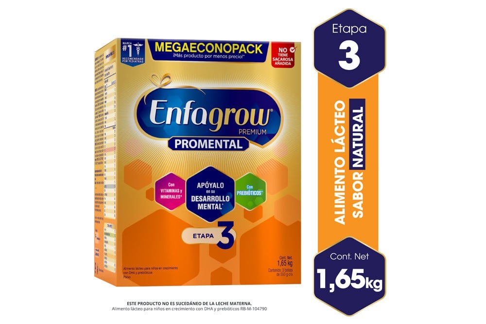 Leche Enfagrow Promental 3 x 1650 Gramos