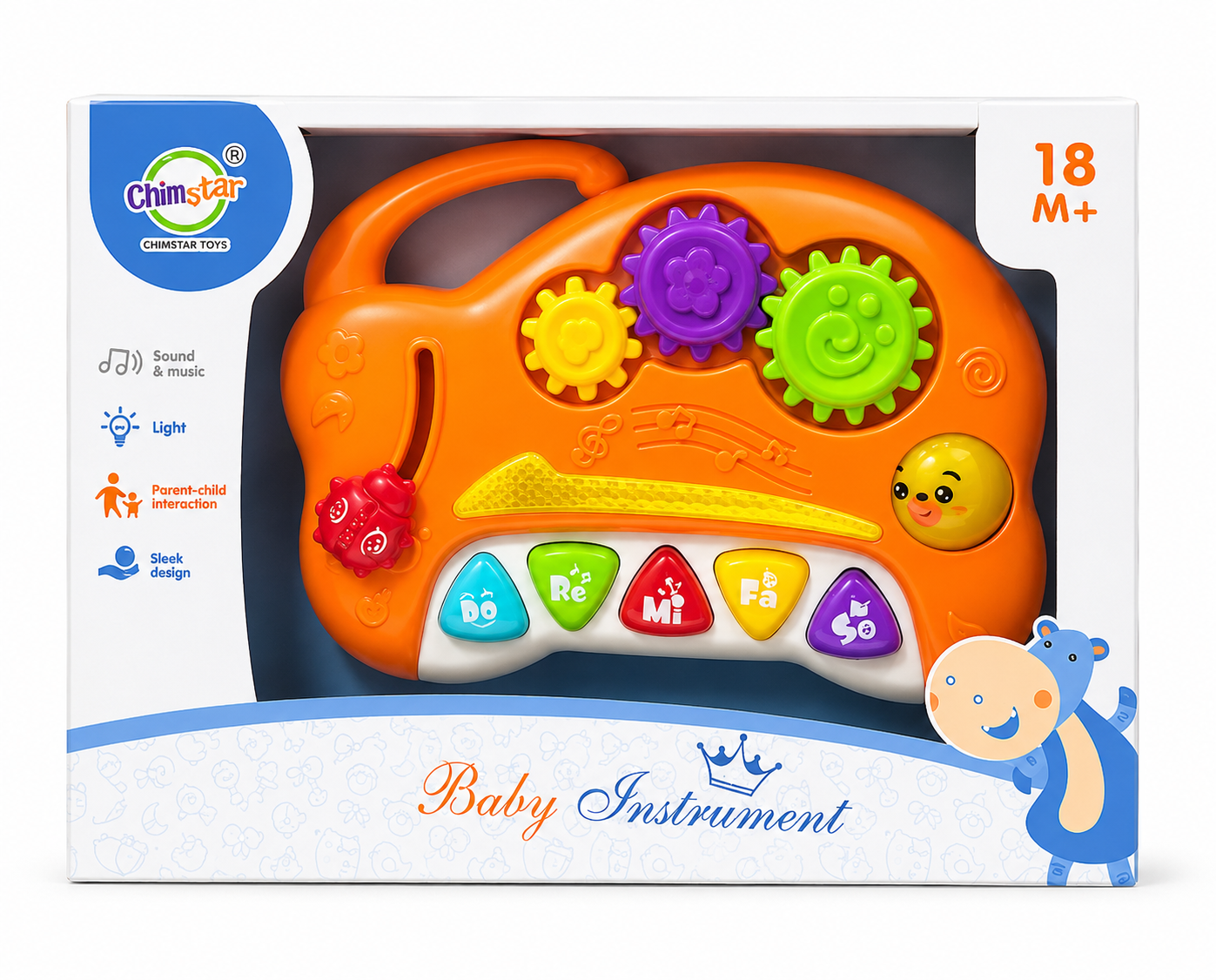 Juguete Musical Interactivo para Bebés con Luces y Engranajes Educativos