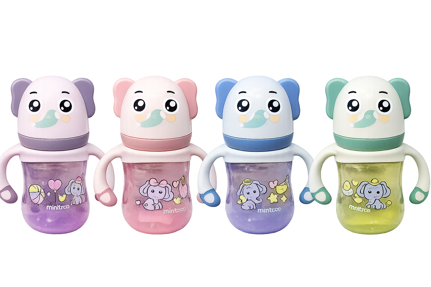 Vaso Entrenador Infantil Elefantito con Asas 🐘