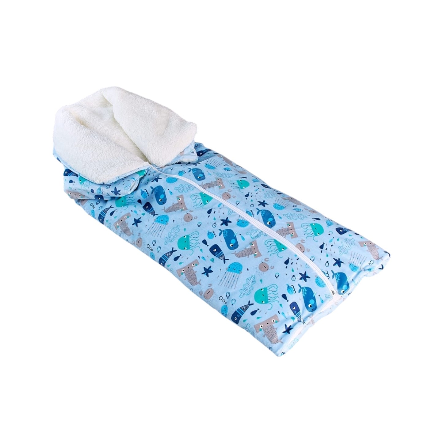 Sleeping Con Cremallera Estampado Se Convierte En Cobertor