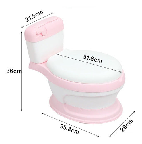 Vasenilla Tipo Inodoro Acolchada