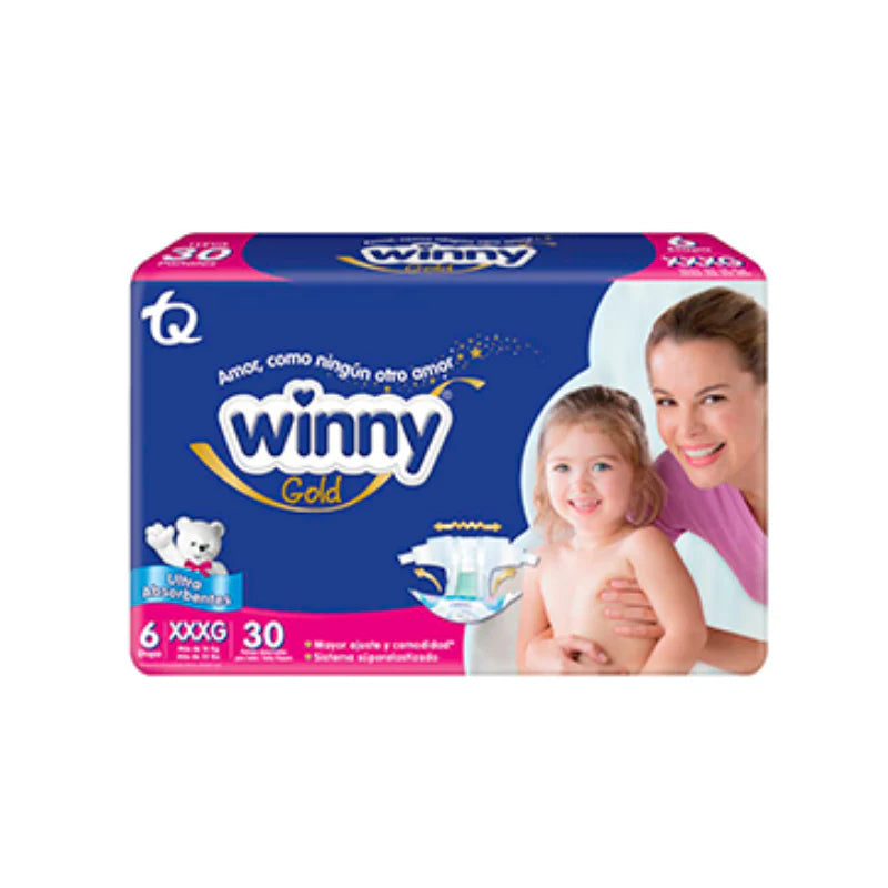 Pañal Winny Gold Etapa 6 x 30 unidades
