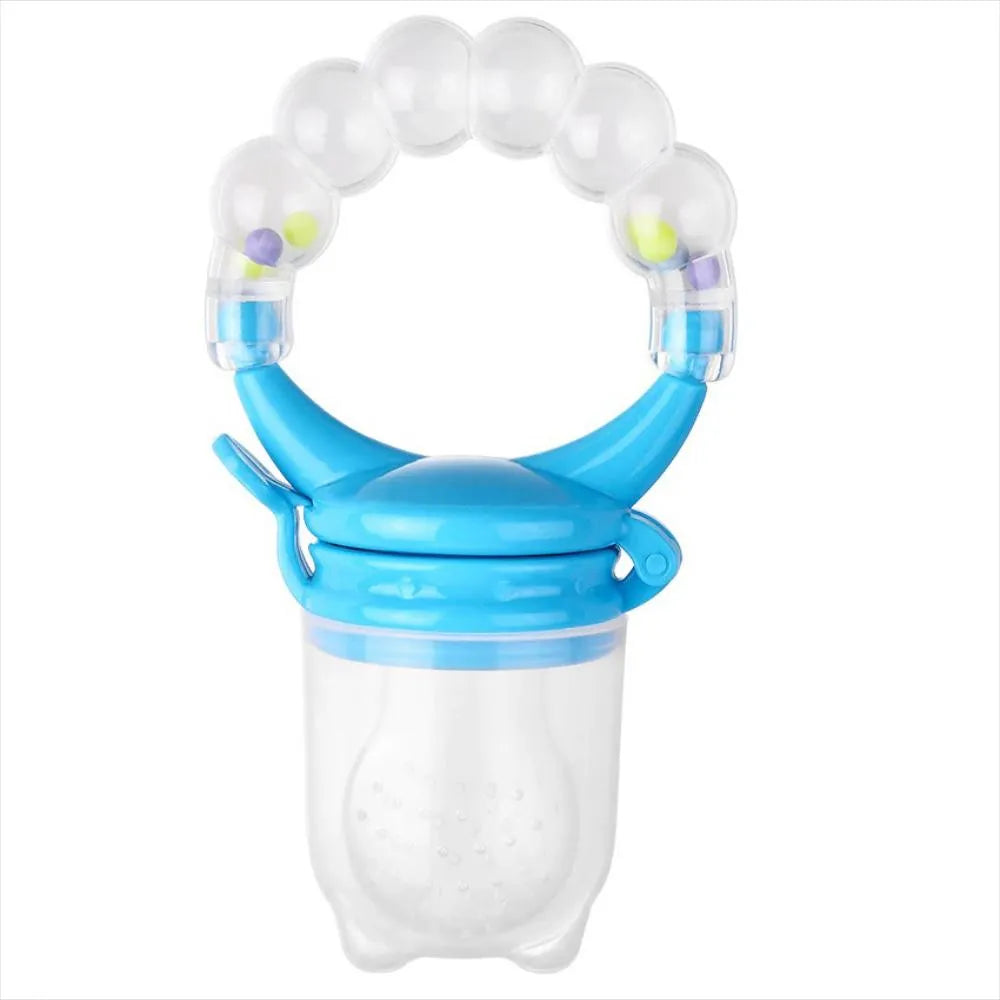 Chupete para Frutas de Silicona con Sonajero - Libre de BPA