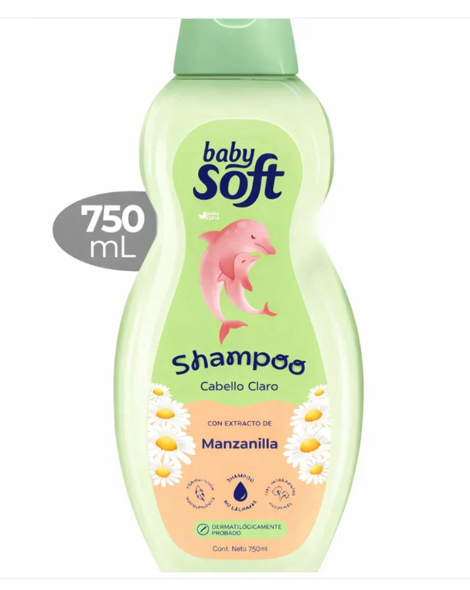 Shampoo Baby Soft Manzanilla x 800 ML