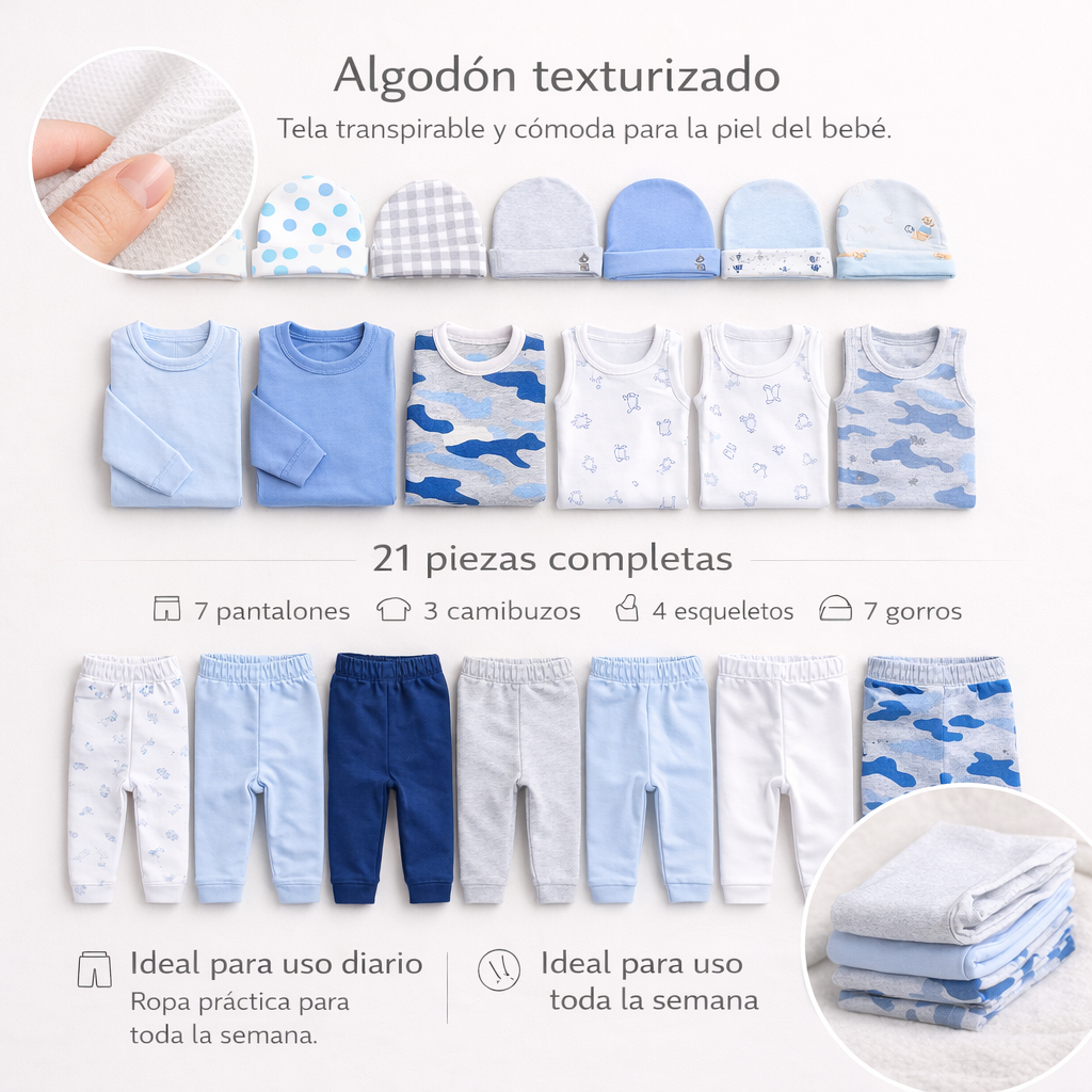 Juego De Semanario x 21 Piezas Niño