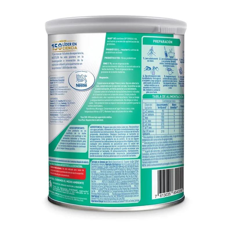 Fórmula Leche Nan AE x 400 Gramos