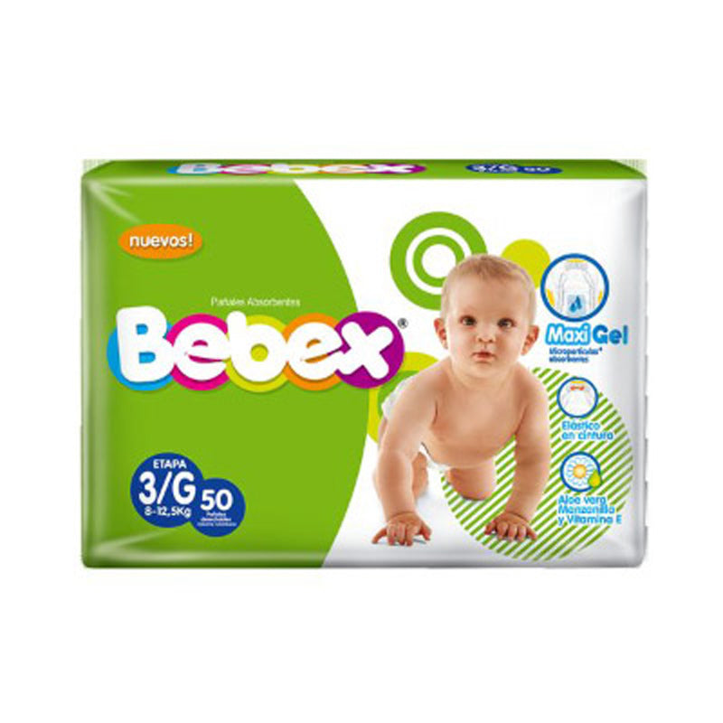 Pañal Bebex Etapa 3 x 50 unidades