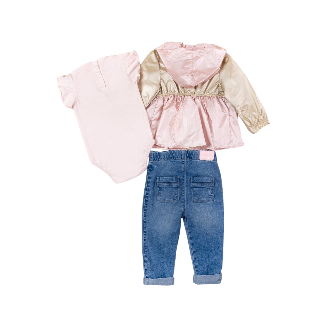 Conjunto 3 Piezas Rosado