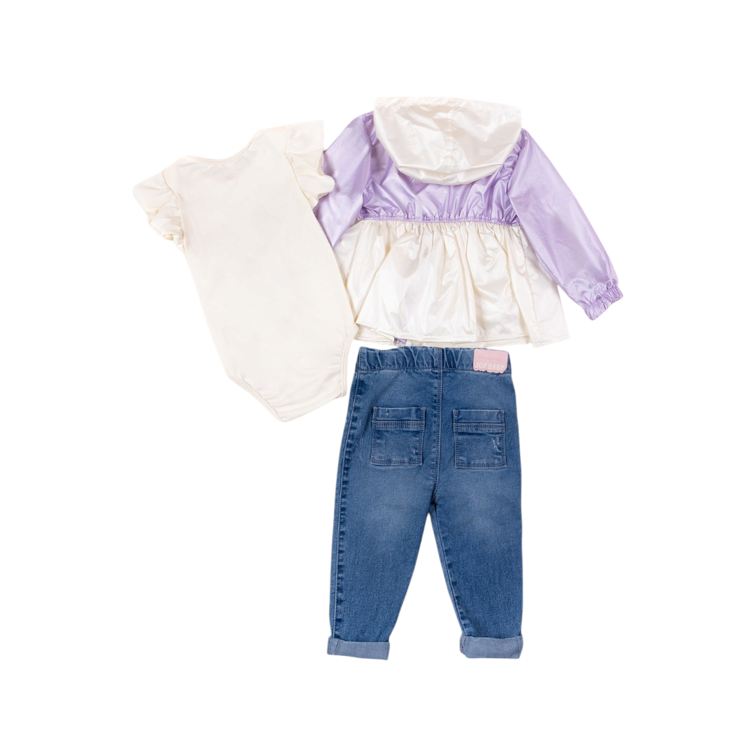Conjunto 3 Piezas Morado
