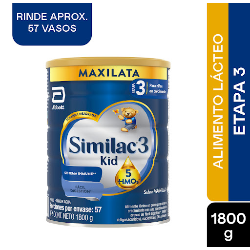 Fórmula Leche Similac 3 x 1800 Gramos