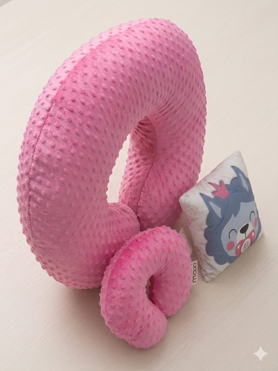 Cojin De Lactancia Con 2 Almohadas Tela Burbuja