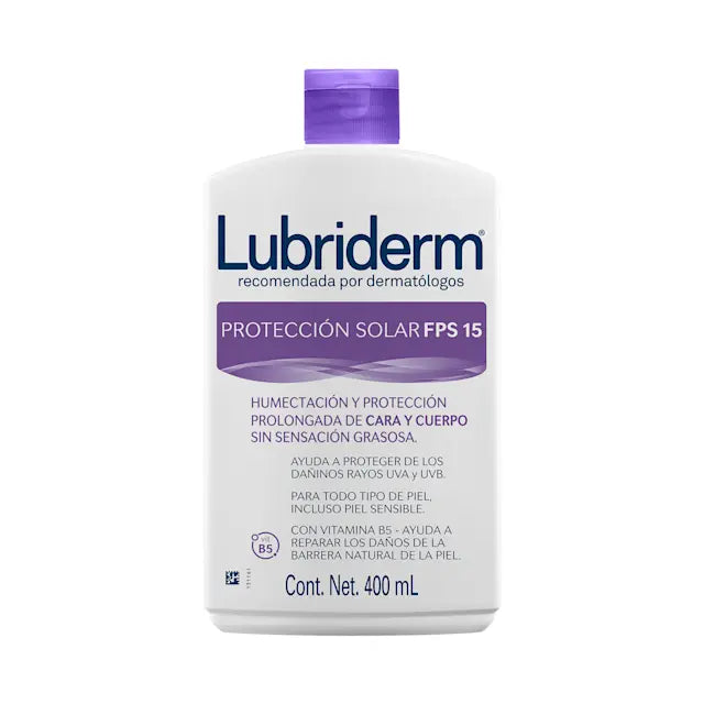 Crema Hidratante Lubriderm Protección Solar 400 ml