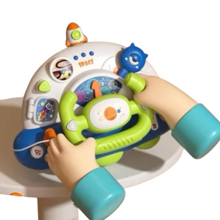 Timón De Conducción Espacial Para Niños