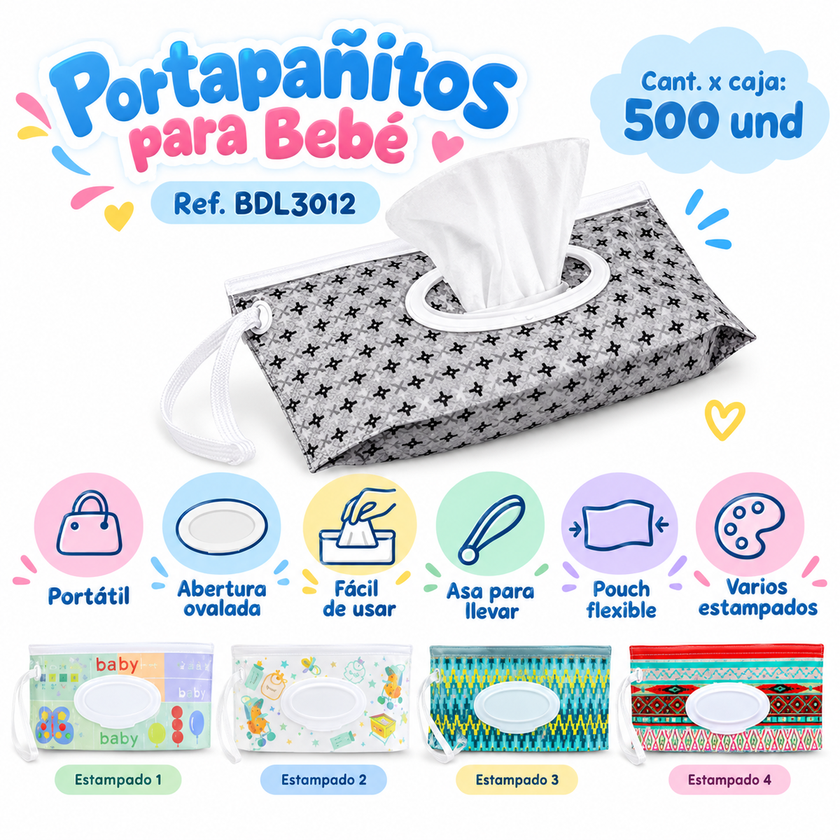 Portapañitos para Bebé – ¡Siempre listos para cualquier aventura! 💕