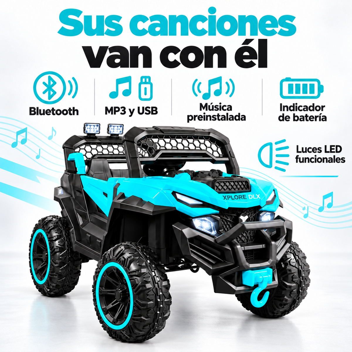 Carro Buggy Electrico Xplore Prinsel Con Control Remoto