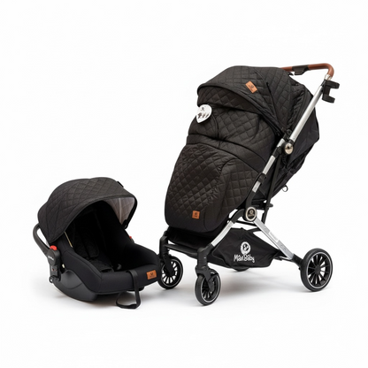 Coche Maleta Con Portabebe Y Mango Reversible Boston