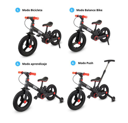 Bicicleta De Equlibrio 4 en 1 Revolt Plegable Prinsel