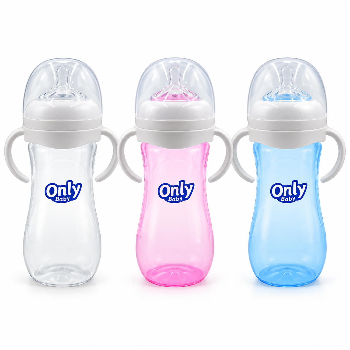 🍼 Biberón Only Baby con agarradores — 330 ml / 11 oz