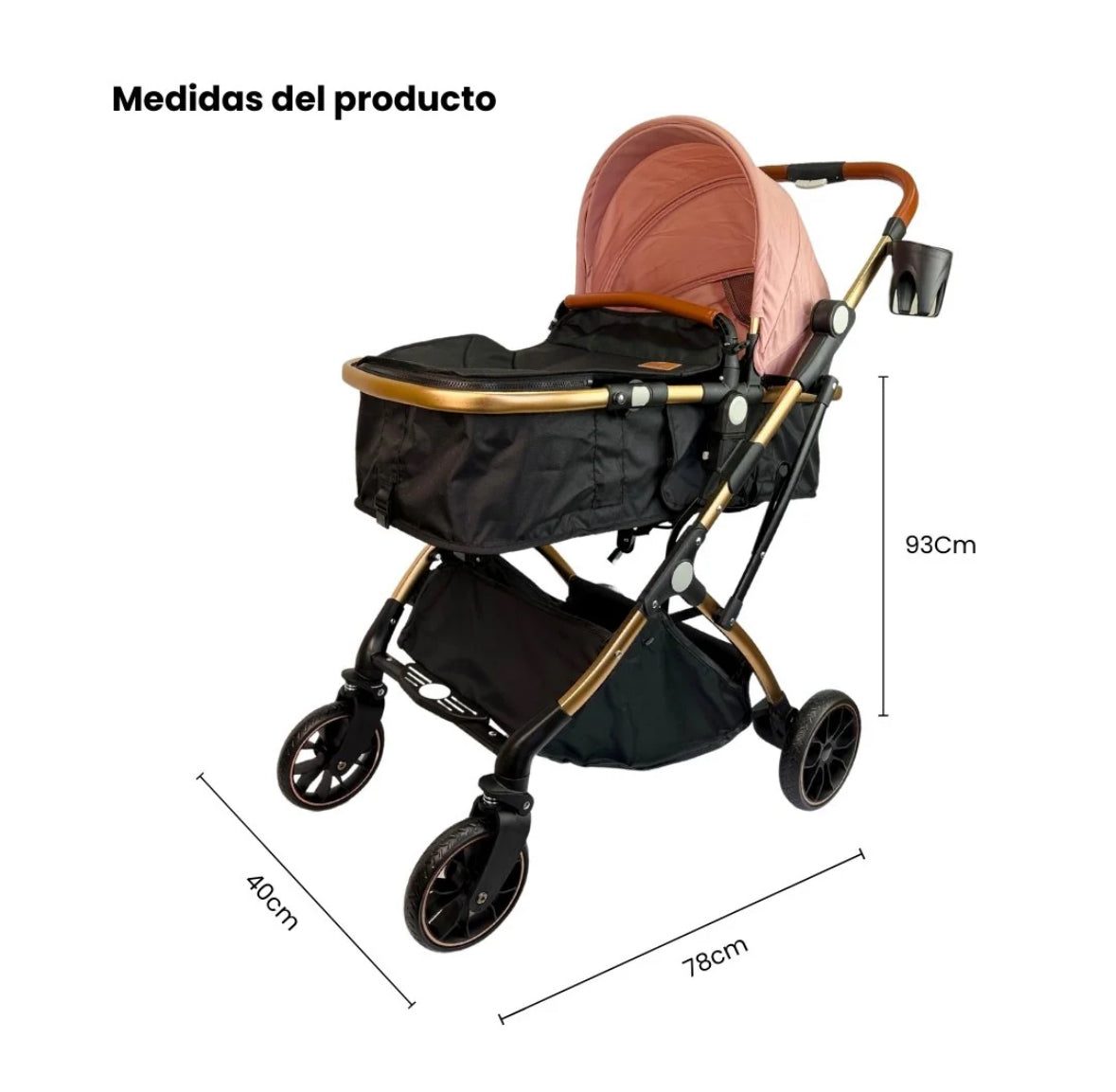 Coche Moisés Small Con Portabebe