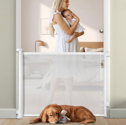 Barrera Puerta Retráctil Seguridad Para Bebes Niños