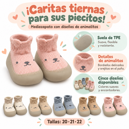 🐻  Mediazapatos de animalitos: ¡ternura en cada par!