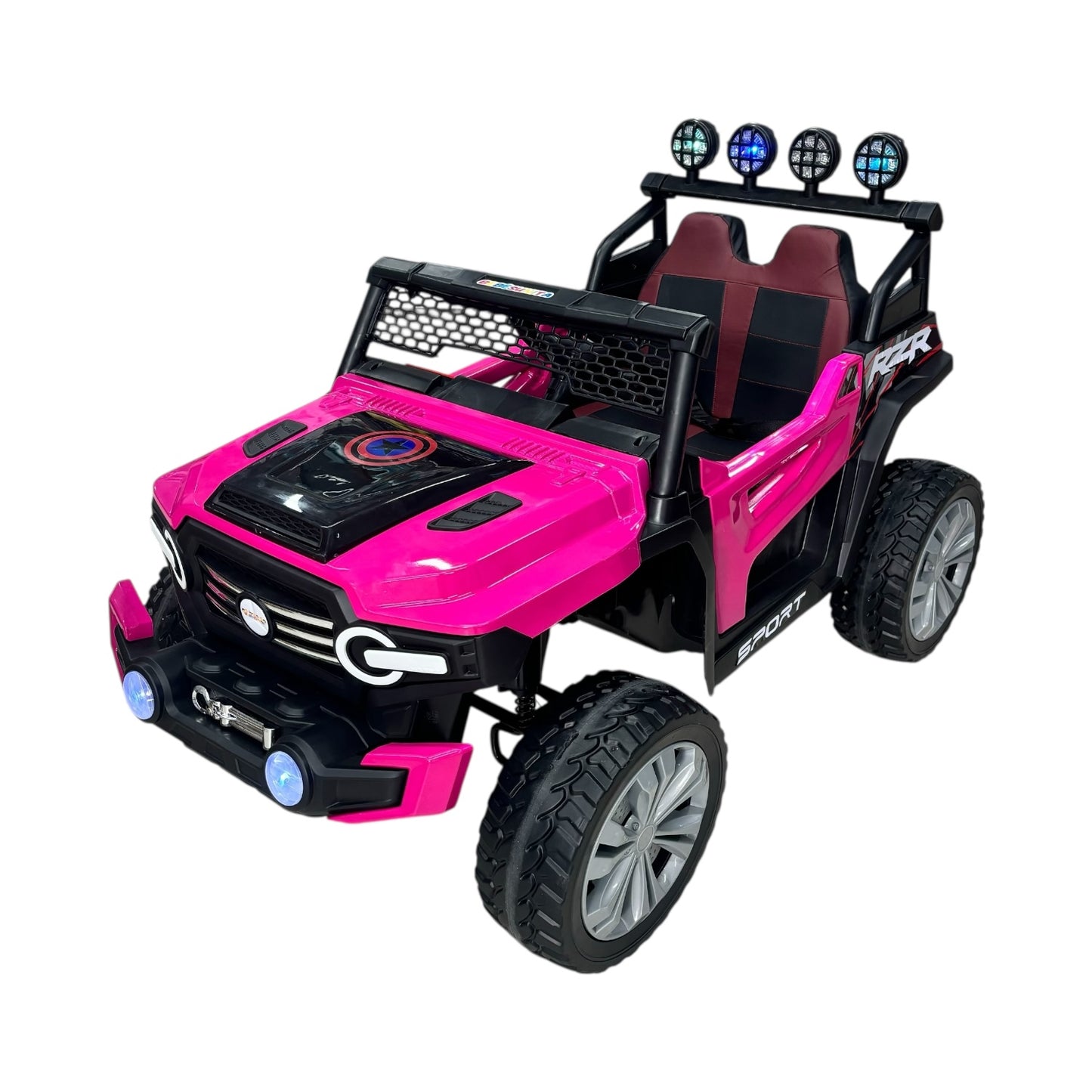 Carro Jeep Electrico 150 Con Llanta en Goma, Control Remoto y 4 Motores