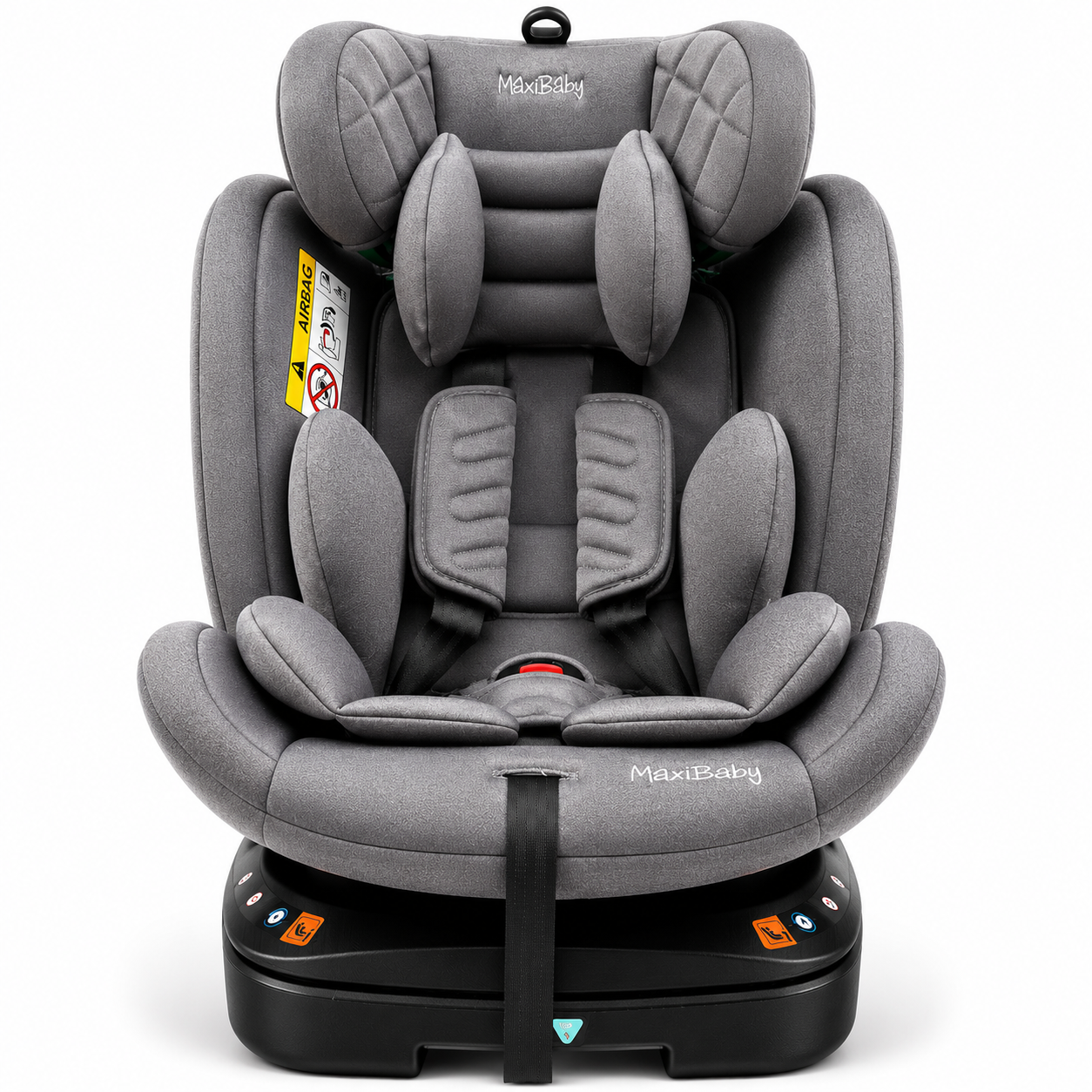 Silla de Carro Giratoria 360° Con Isofix MaxiBaby WIN | Desde Recién Nacido hasta 8 Años (25 kg)