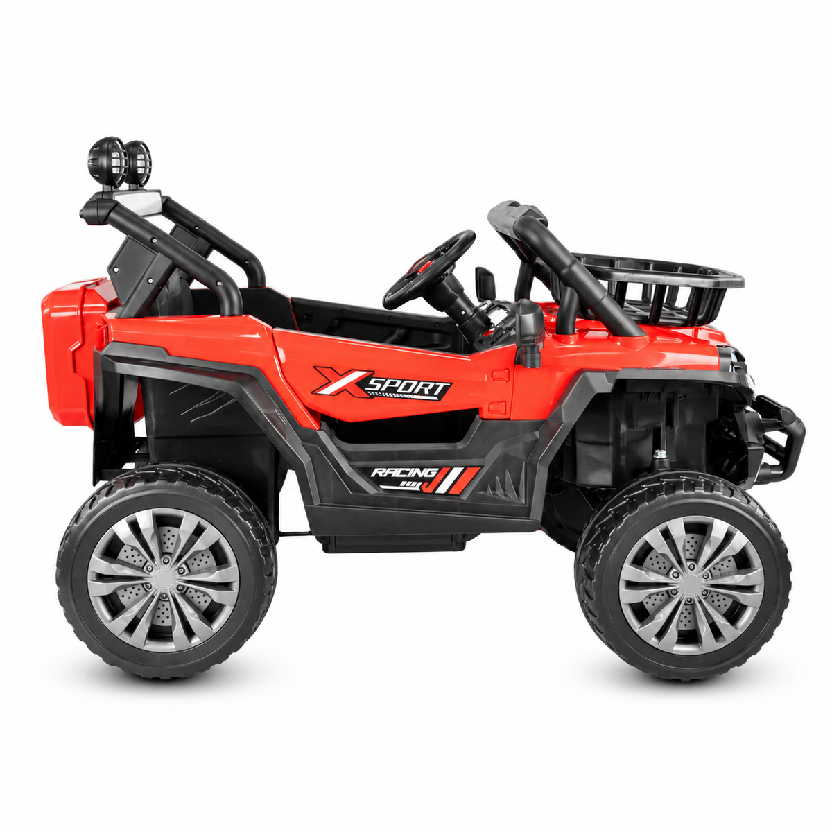 Carro Eléctrico Infantil Prinsel Super Trail 12V Rojo con Control Remoto | Con Llantas En Goma