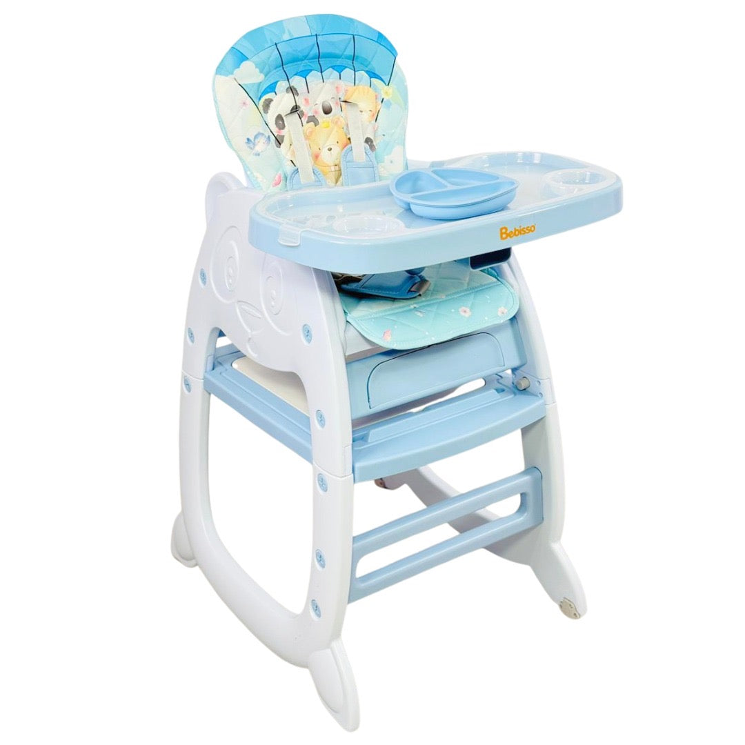 Silla Comedor Escritorio Winnieh Con LEGO, Telas En Cuero, Con Cancha y Plato Incluido