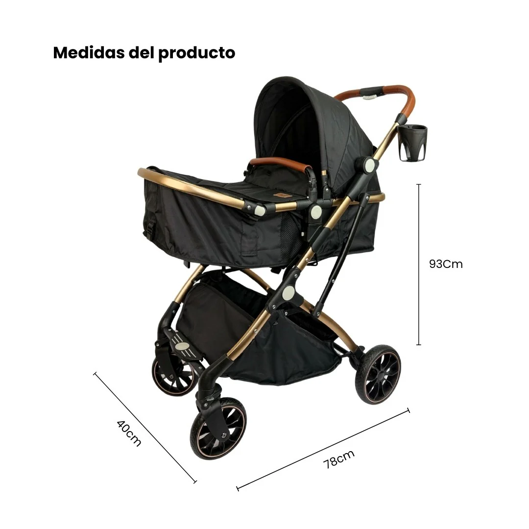 Coche Cuna Tipo Moises Small Luxury