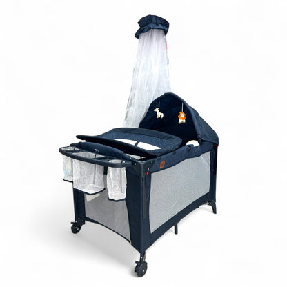 Corral Cuna Colecho Silver De Lujo Maxibaby