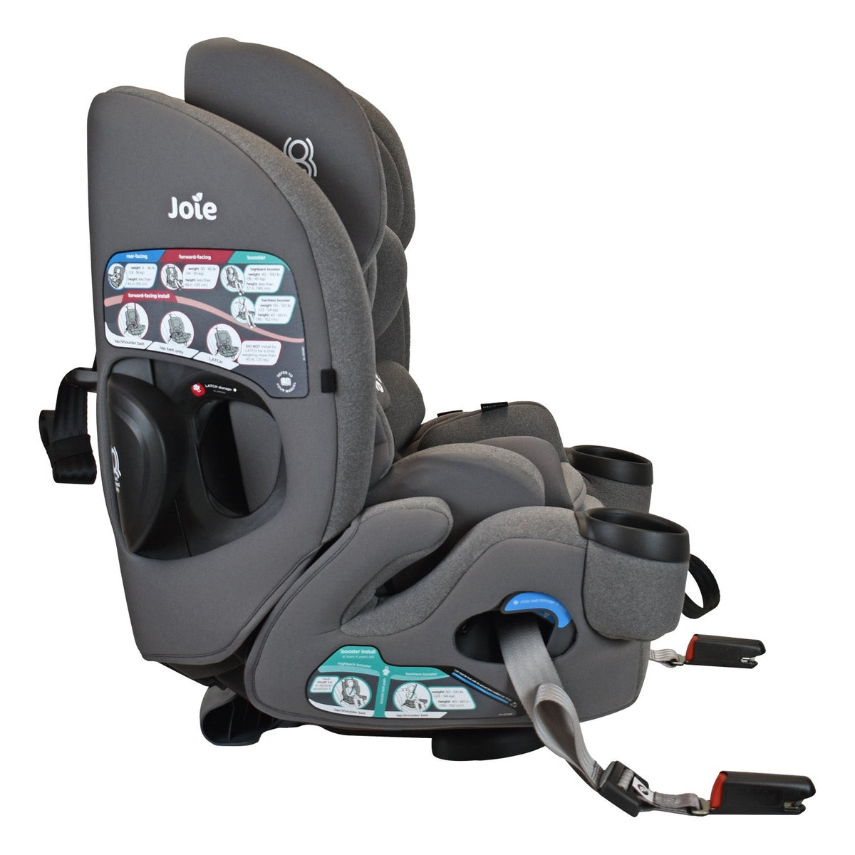 Silla de carro para bebé Joie Saffron SI 4 en 1 – Thunder Premium Dese Recién Nacido Hasta 54 Kilos