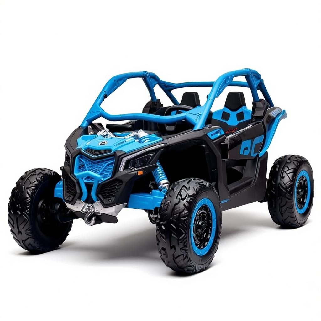 Carro Eléctrico Super Can-am Maverick 4x4 Con Control Remoto 5 Motores Licenciado 24 Voltios