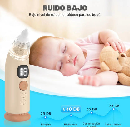 Aspirador Nasal Eléctrico para Bebé Recargable