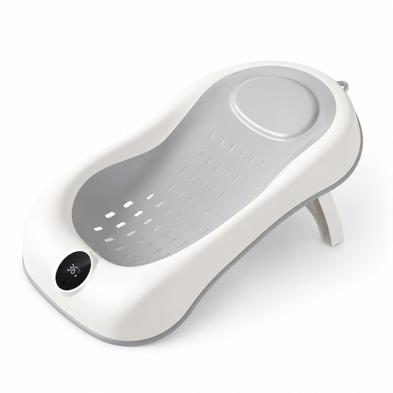 Soporte Para Bañera En Silicona para Bebé con Termómetro Digital